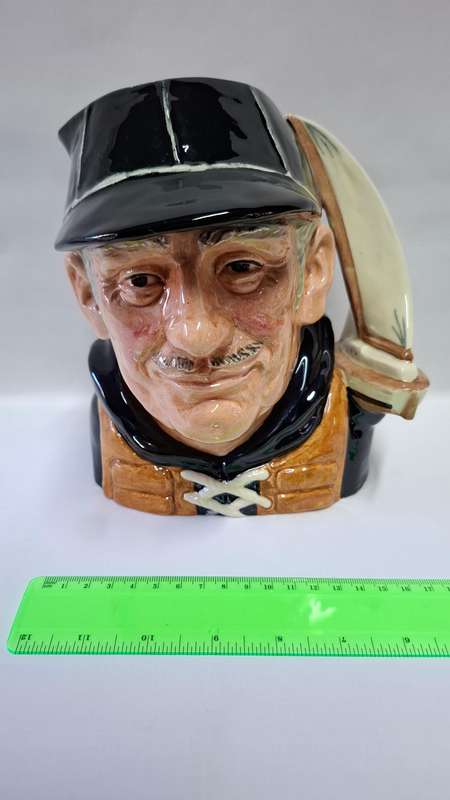 Royal Doulton Large Toby Jug " Yachtsman " D. 6626- Excellent Condition