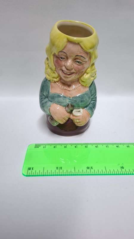 Royal Doulton Small Toby Jug " Betty Bitters  " D. 6716 - Excellent Condition