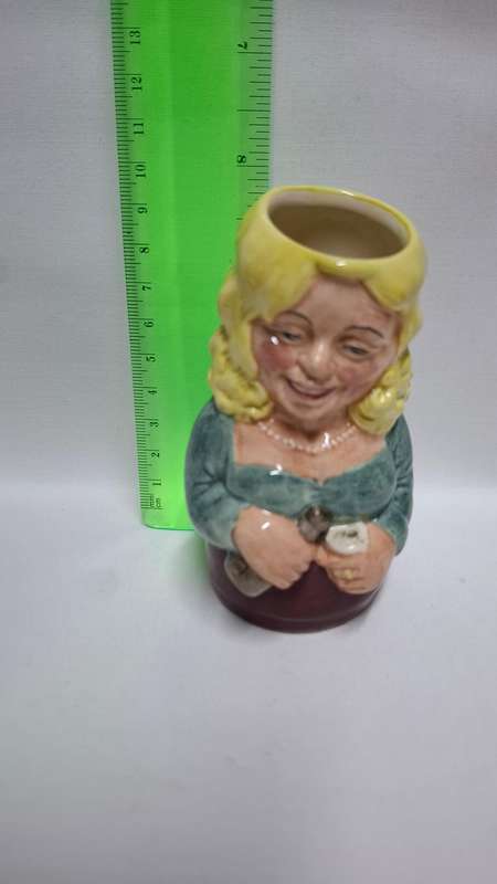 Royal Doulton Small Toby Jug " Betty Bitters  " D. 6716 - Excellent Condition