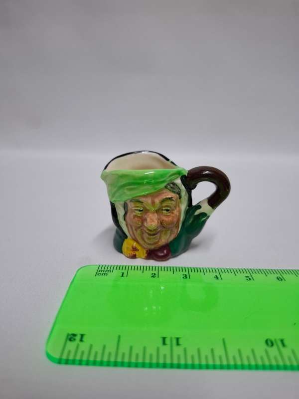 Royal Doulton Miniature Toby Jug "Sairey Gamp"- Excellent Condition