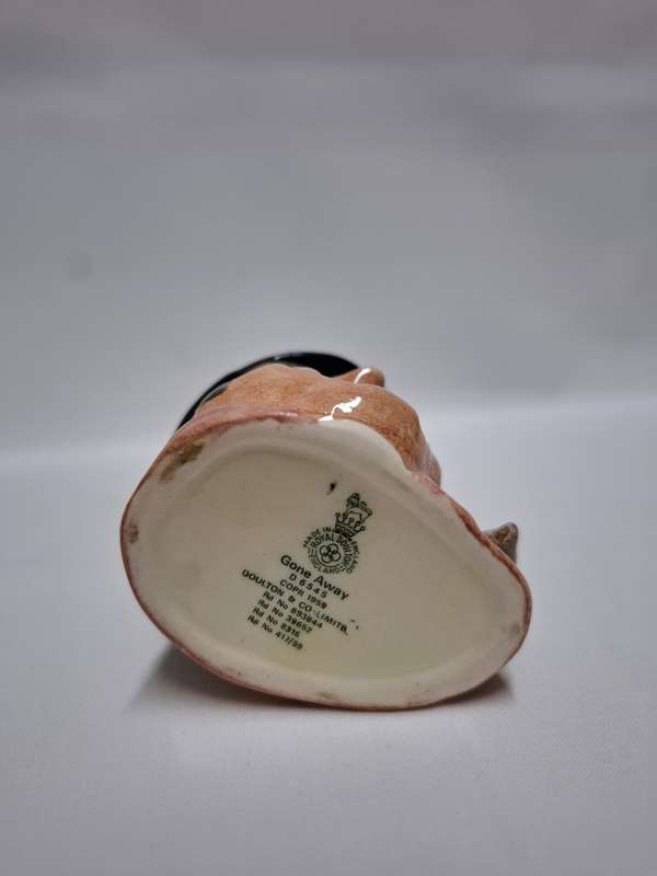 Royal Doulton Small Toby Jug "Gone Away" D. 6545 - Excellent Condition