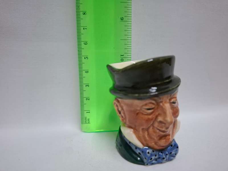 Royal Doulton Small Toby Jug "Mr Micawber" D. 6143B - Excellent Condition