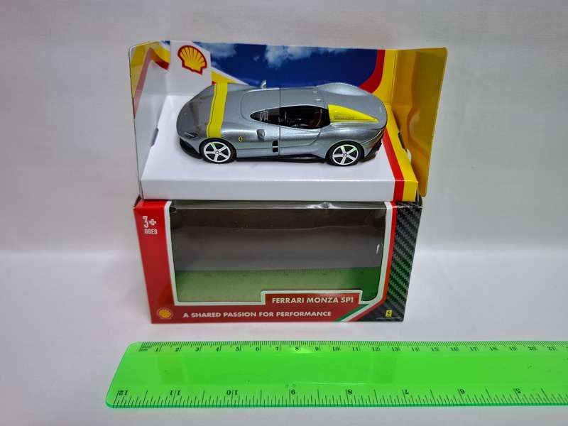 Ferrari Monza SP1 Diecast 1/43 scale Shell's Innovation Partnership With Ferrari- Good Condition