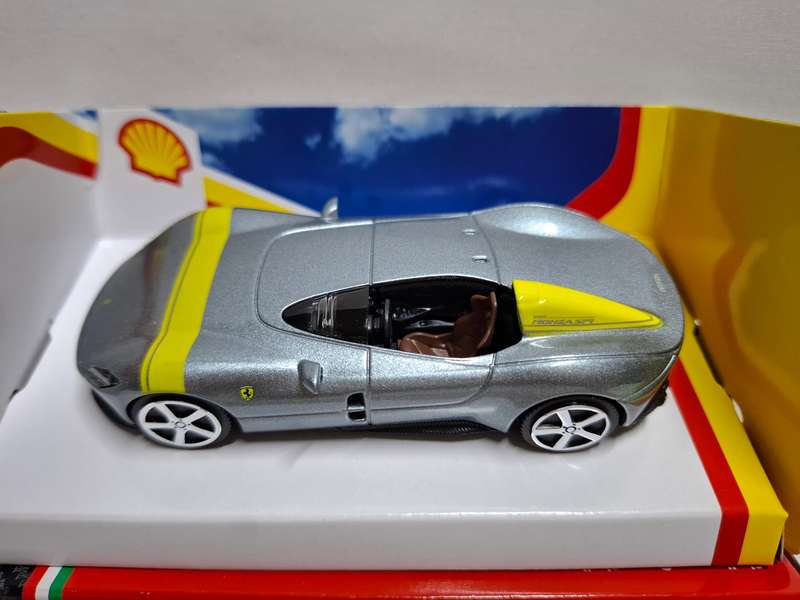 Ferrari Monza SP1 Diecast 1/43 scale Shell's Innovation Partnership With Ferrari- Good Condition