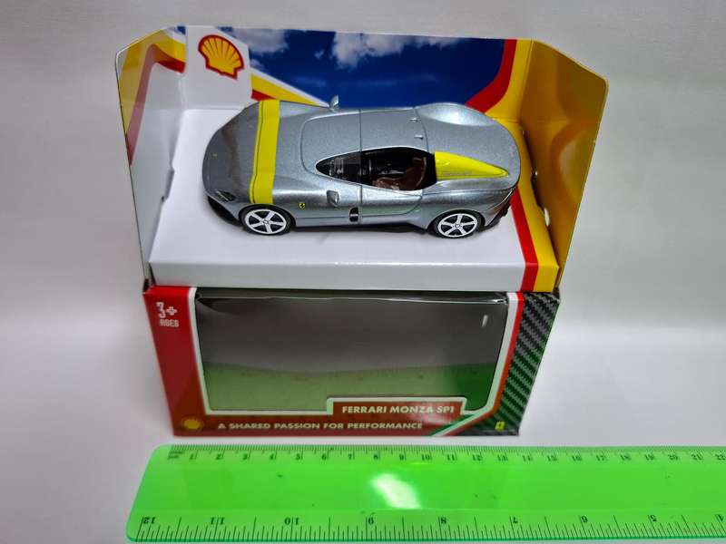 Ferrari Monza SP1 Diecast 1/43 scale Shell's Innovation Partnership With Ferrari- Good Condition