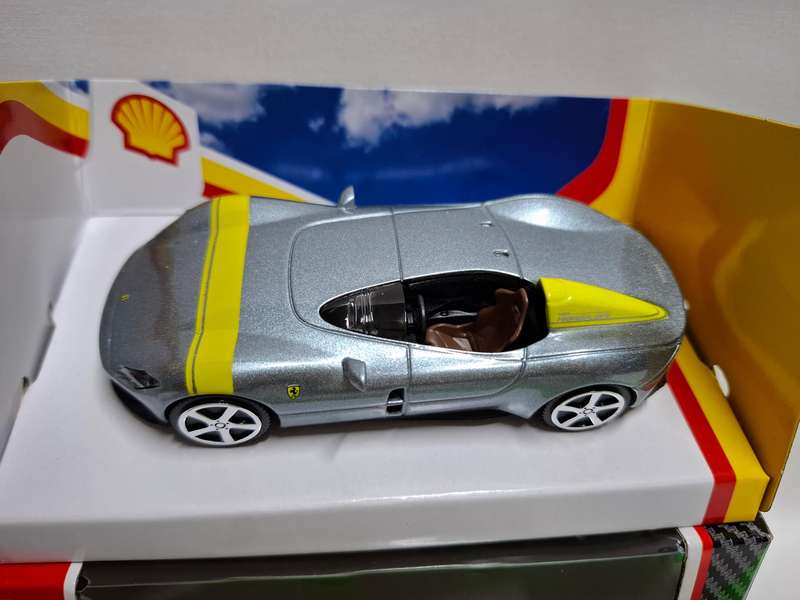 Ferrari Monza SP1 Diecast 1/43 scale Shell's Innovation Partnership With Ferrari- Good Condition