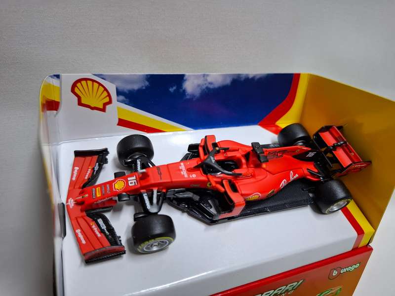 Ferrari SF90 Diecast 1/43 scale Shell's Innovation Partnership With Ferrari- Good Condition