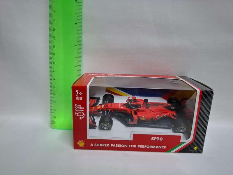 Ferrari SF90 Diecast 1/43 scale Shell's Innovation Partnership With Ferrari- Good Condition