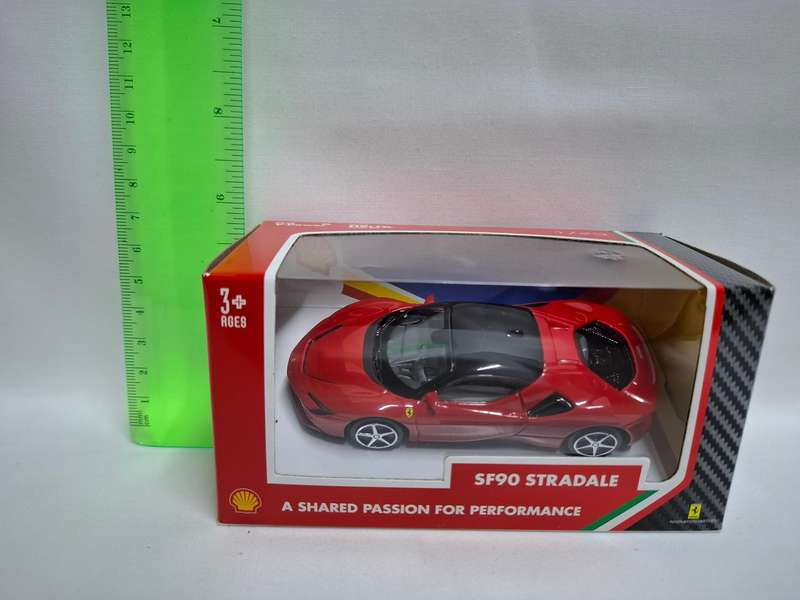 Ferrari SF90 Stradale Diecast 1/43 scale Shell's Innovation Partnership With Ferrari- Good Condition