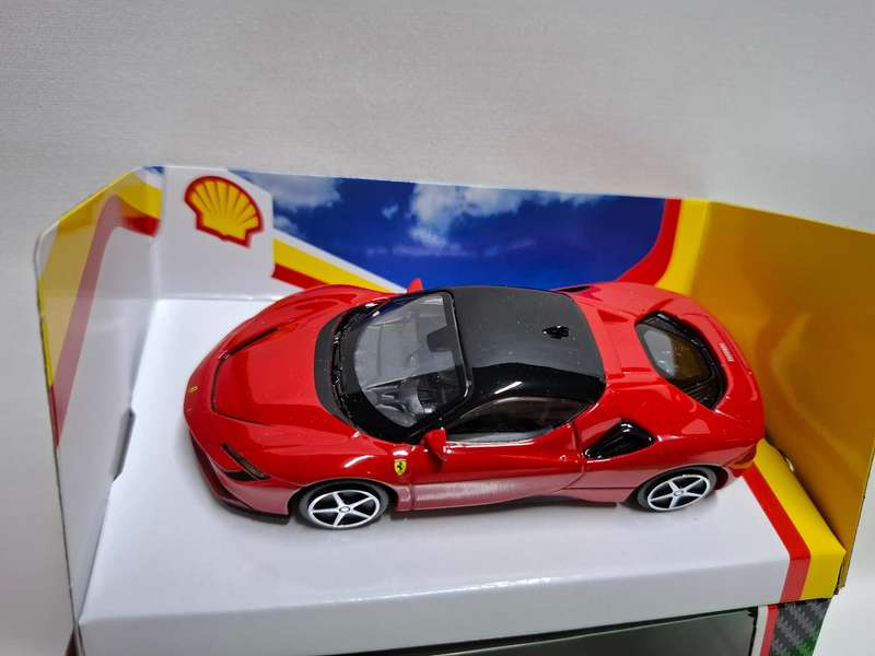 Ferrari SF90 Stradale Diecast 1/43 scale Shell's Innovation Partnership With Ferrari- Good Condition