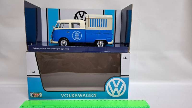 Vintage MotorMax Diecast Volkwagen Kombi FoodTruck Collectable - Excellent Condition