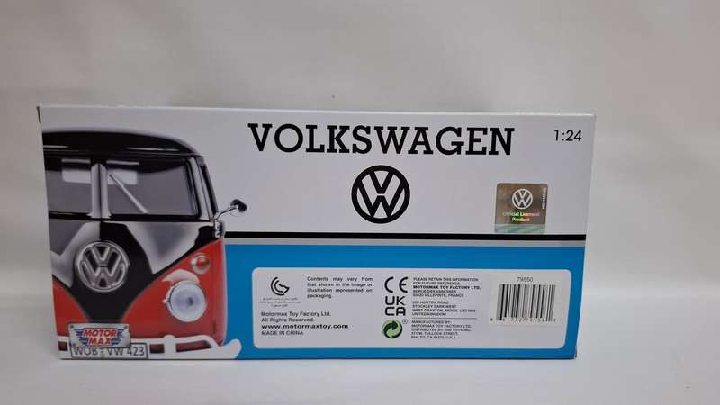 Vintage MotorMax Diecast Volkwagen Kombi FoodTruck Collectable - Excellent Condition