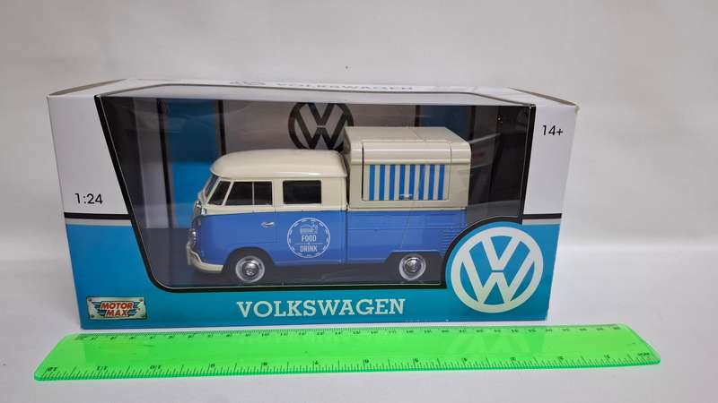Vintage MotorMax Diecast Volkwagen Kombi FoodTruck Collectable - Excellent Condition
