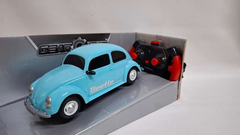 Vintage Gear GMax Remote Control 1963 Volkswagen Beetle 1:26 Scale - Good Condition
