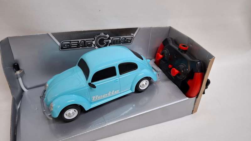 Vintage Gear GMax Remote Control 1963 Volkswagen Beetle 1:26 Scale - Good Condition