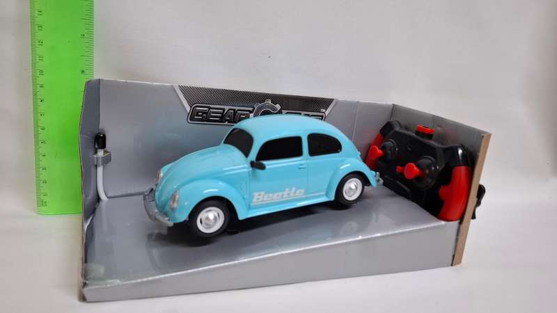Vintage Gear GMax Remote Control 1963 Volkswagen Beetle 1:26 Scale - Good Condition