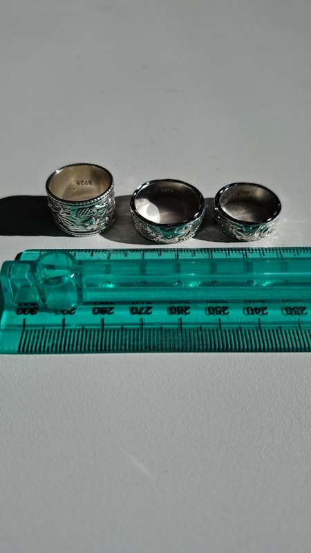 Three Costume Jewellery Designer Rings Bid for the Lot!!!
