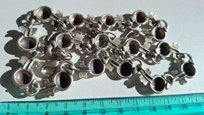 Stunning Costume Necklace with Kettle Motives in Good Condition