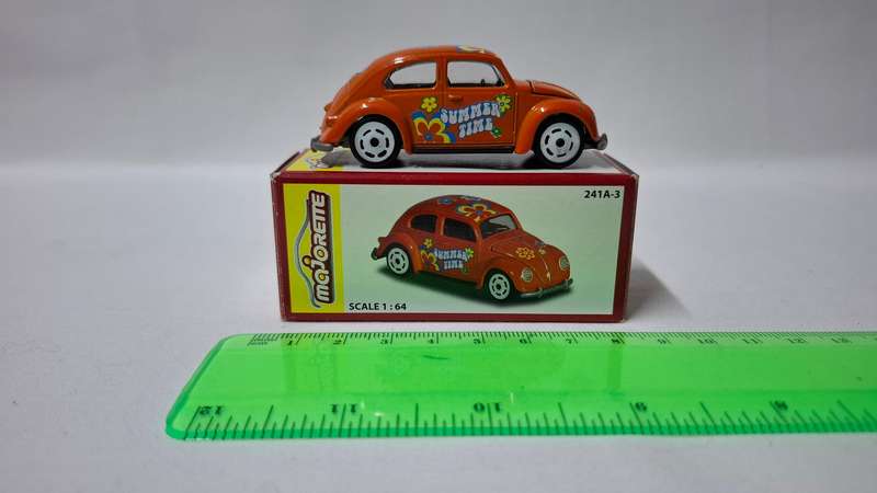 Majorette Diecast Volkswagen Beetle(Summer Time) - Excellent Condition