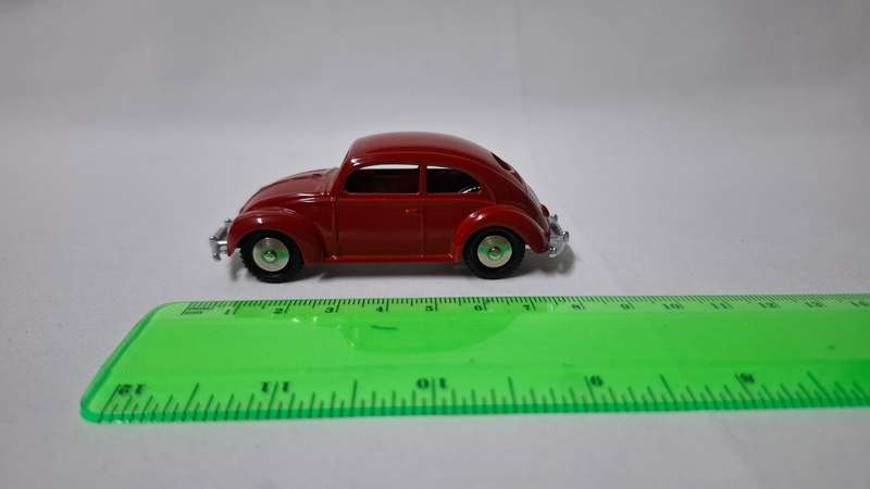 Vintage Red Diecast Mercury Volkswagen Beetle - Excellent Condition