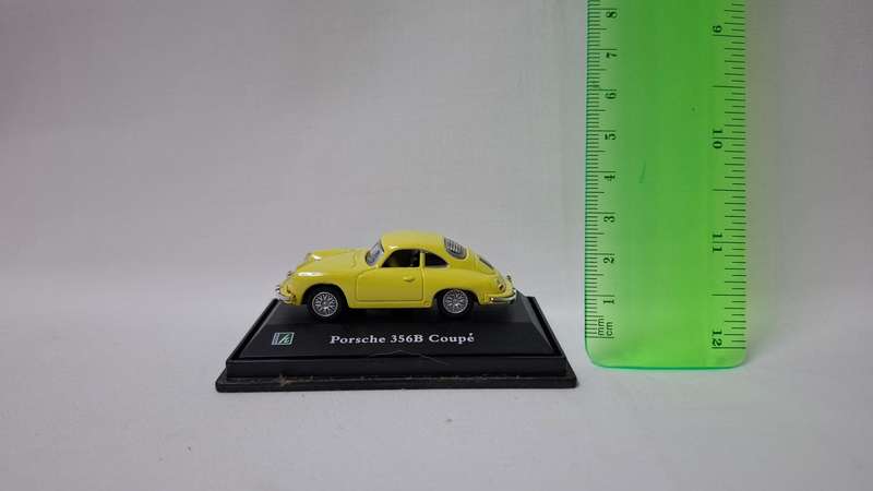 Vintage Cararama Diecast Baby Yellow Porsche 356B Coupe - Excellent Condition