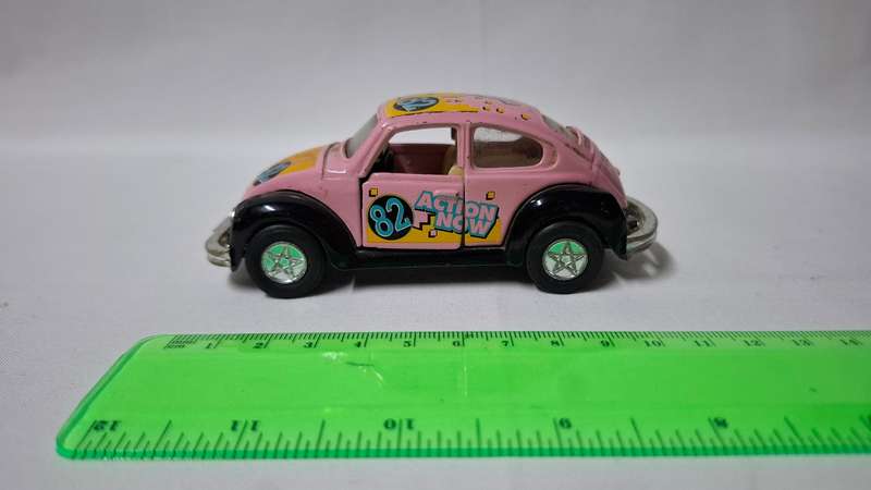 Vintage Diecast Volkswagen TT 101 Beetle (Action Now)- Well Played Condition