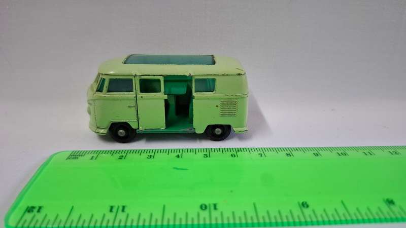 Vintage Lesney Diecast No. 34 Volkwagen Caravette-Well Played Condition