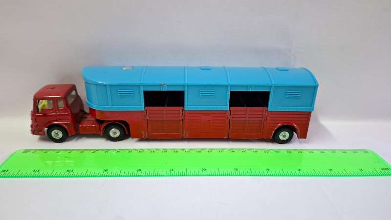 Vintage Corgi Toys Diecast  "Bedford Tractor Unit With Horse Box" - Well Played Condition
