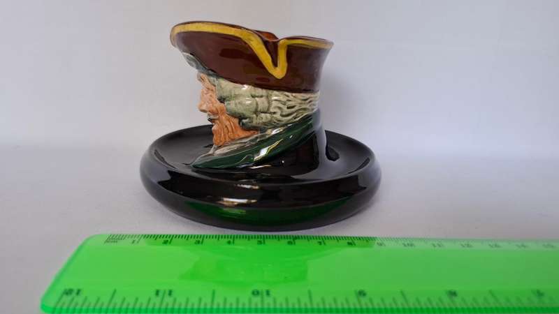 Royal Doulton Toby Jug Matchbook Holder Ashtray "Dick Turpin" D. 5601 - Excellent Condition