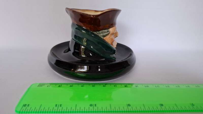 Royal Doulton Toby Jug Matchbook Holder Ashtray "Old Charley" D. 5599 - Excellent Condition