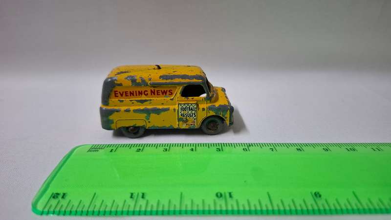 Vintage Lesney Diecast No.42 Evening News Van-Well Played Condition