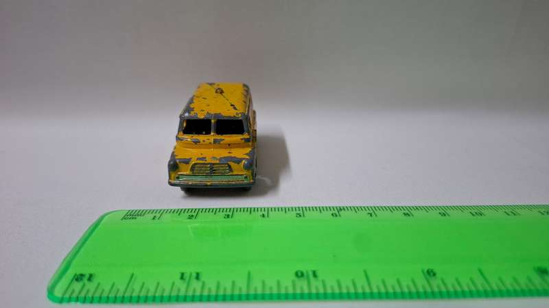 Vintage Lesney Diecast No.42 Evening News Van-Well Played Condition