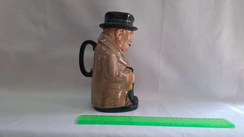 Royal Doulton Large Toby Jug "Winston Churchill" D.6171 - Excellent Condition