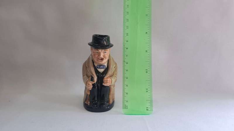Royal Doulton Small Toby Jug "Winston Churchill" D.6934 - Excellent Condition