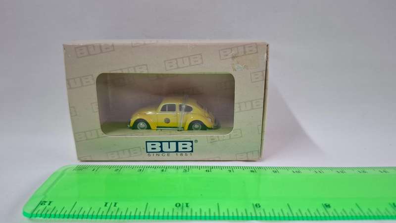 Diecast BUB Yellow VW Kafer 1302 - Excellent Condition