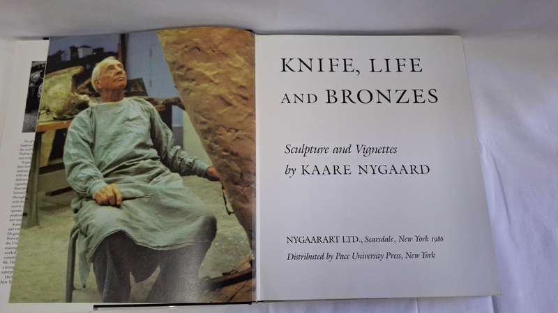 Knife, Life and Bronzes, Sculpture and Vignettes by Kaare Nygaard 1986 - Good Condition
