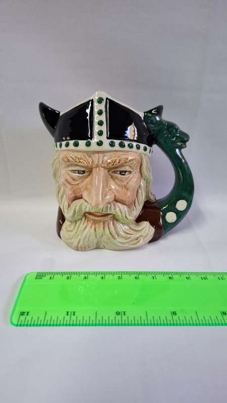Royal Doulton Small Toby Jug " Viking " D.6502 - Excellent Condition