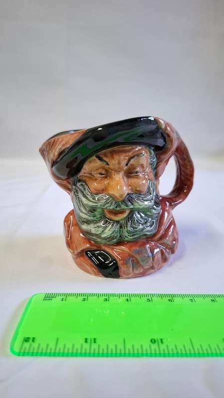 Royal Doulton Small Toby Jug "Sir John Falstaff " D.6385- Excellent Condition