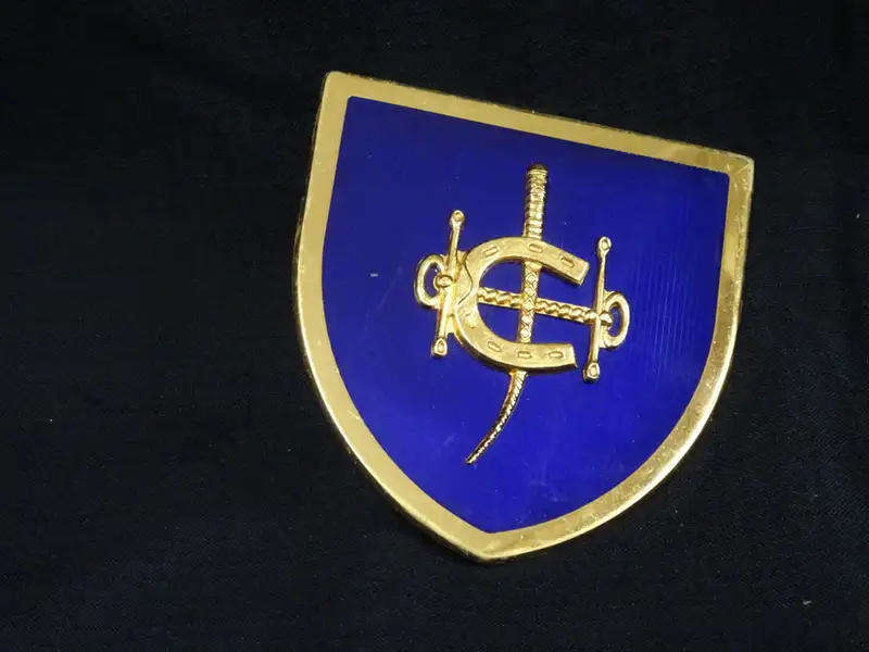 Rare The HongKong Jockey Club Car Badge (H - 11cm / B - 11cm)