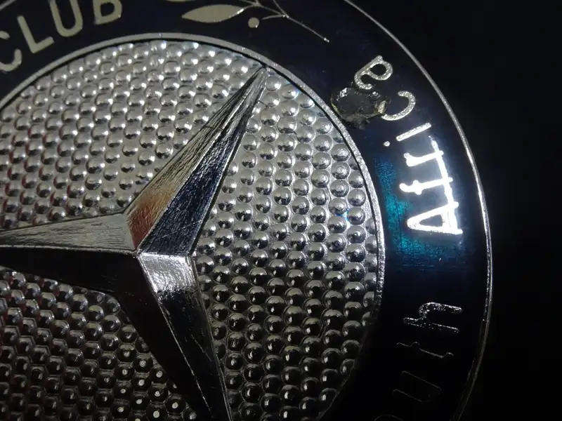 Mercedes - Benz Club Of South Africa Car Grill Badge