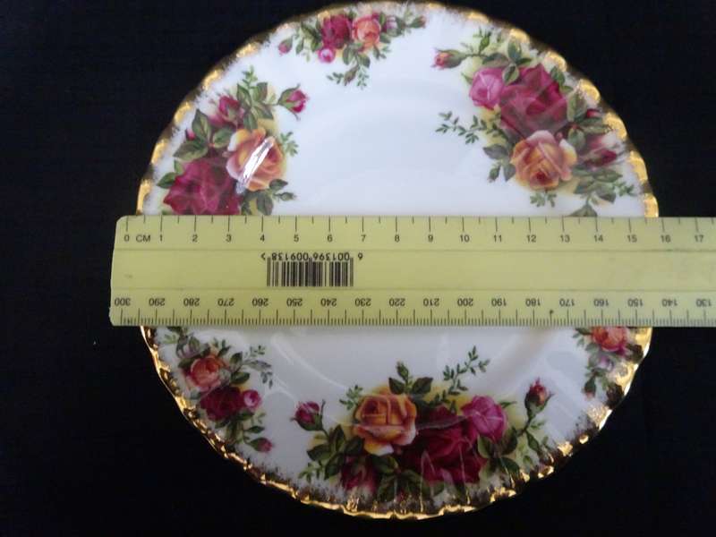 Three Beautiful Vintage Royal Albert "Old Country Roses"-Bone China Side Plate Dishes (BIDDING ONE)