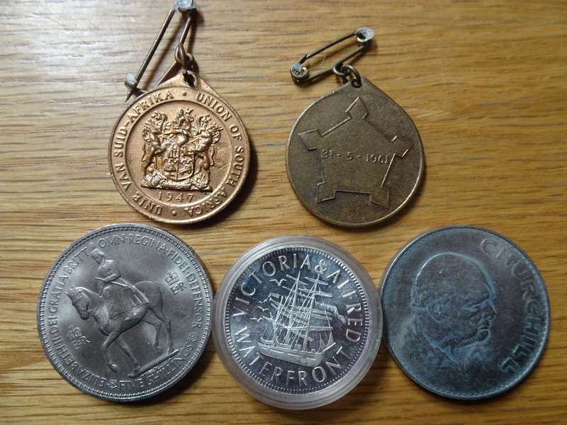 Collection Of Interesting Vintage Medallions And Other - See My Description
