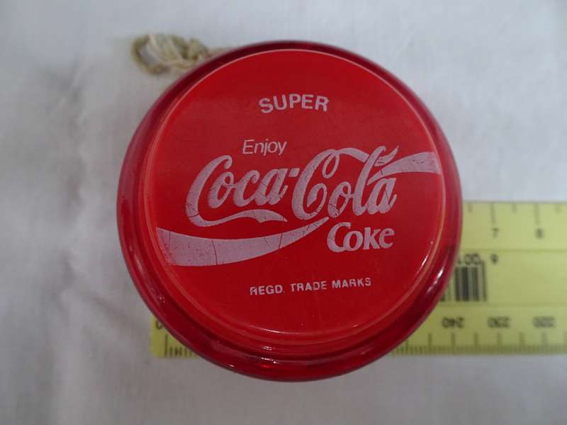 Collectors Super Circa Early 1990's South Africa Coca Cola Yo Yo - Regd. Trade Marks