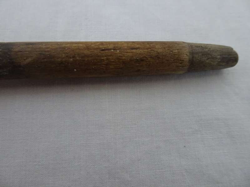 Stunning Victorian Hallmarked Silver And Bone Handle Walking Stick - See Description