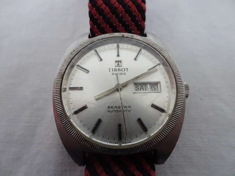 Vintage Unisex Tissot Swiss Seastar Automatic, Double Date Watch - See Description