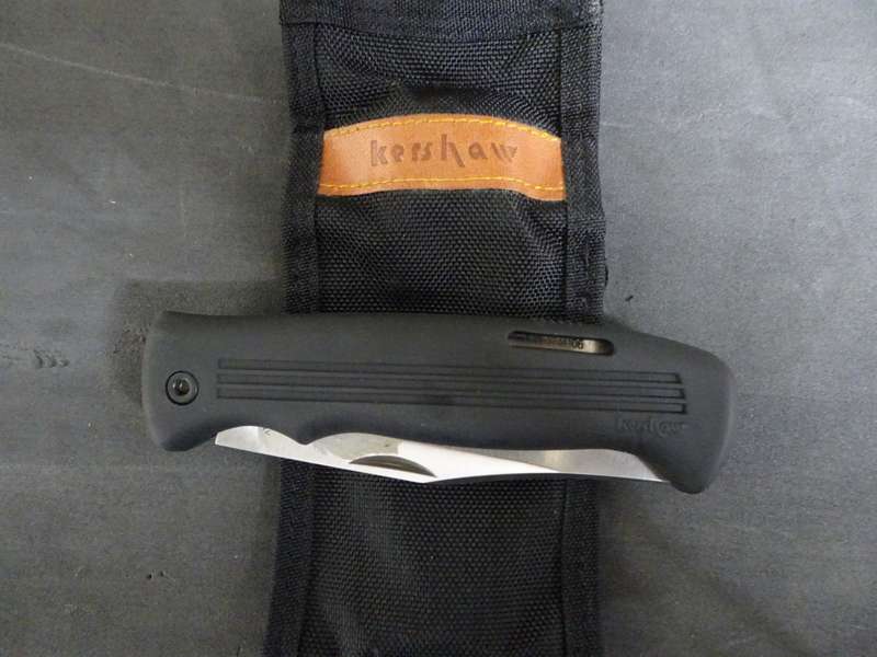 Stunning Kershaw Pocket Folding Knife - In Original Bag And Box Still - In Excellent Condition