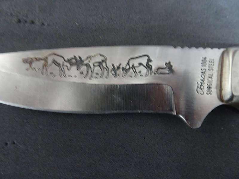Fantastic "Surgical Steel" Torro Model AS1004 Hunter Knife In Original Leather Sheath