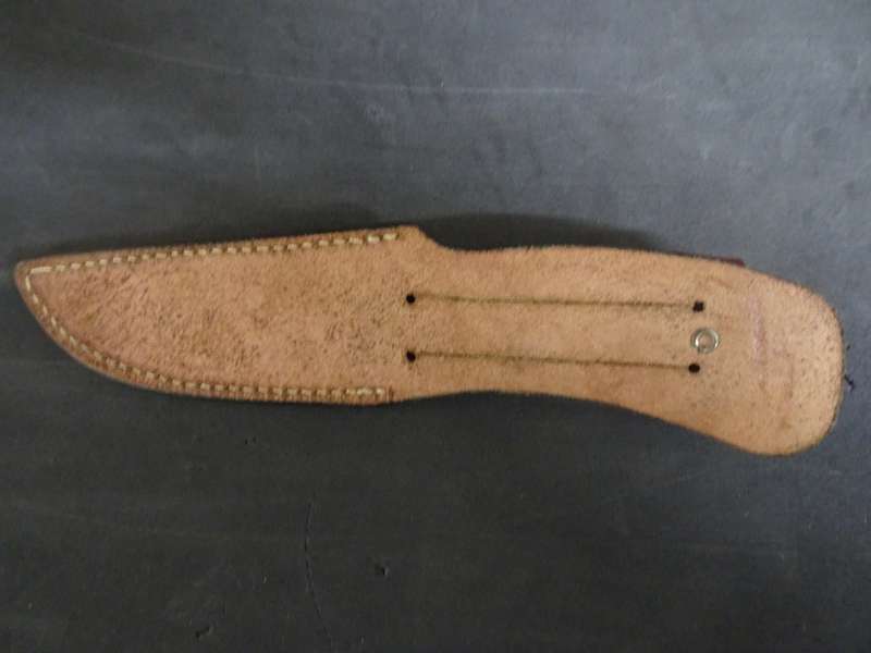 Fantastic "Surgical Steel" Torro Model AS1004 Hunter Knife In Original Leather Sheath