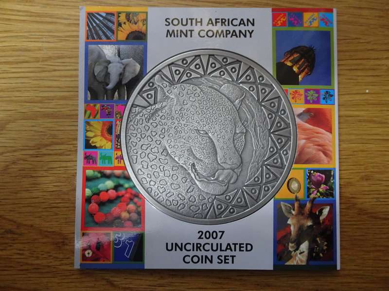 South Africa Uncirculated 2007 Coin Set - In Original Package - In Excellent Condition