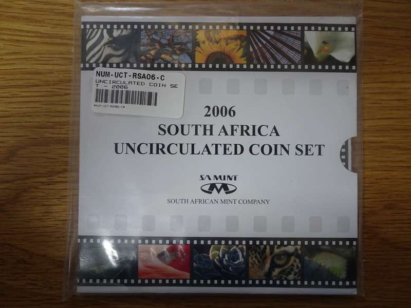 South Africa Uncirculated 2006 Coin Set - Still Sealed In Original Package - In Excellent Condition